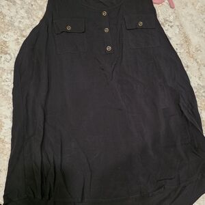 Active USA Black and Pink Top